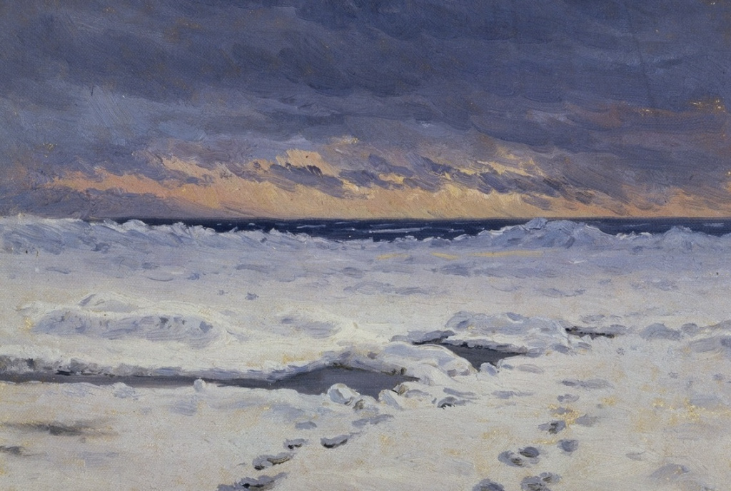 А. А. Борисов ( 1866-1934) Белое море в весне. 1896