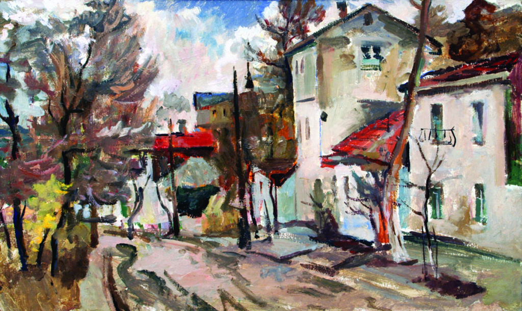 Грищенко В.П. (р. 1948). Улица. Красная горка. 1987